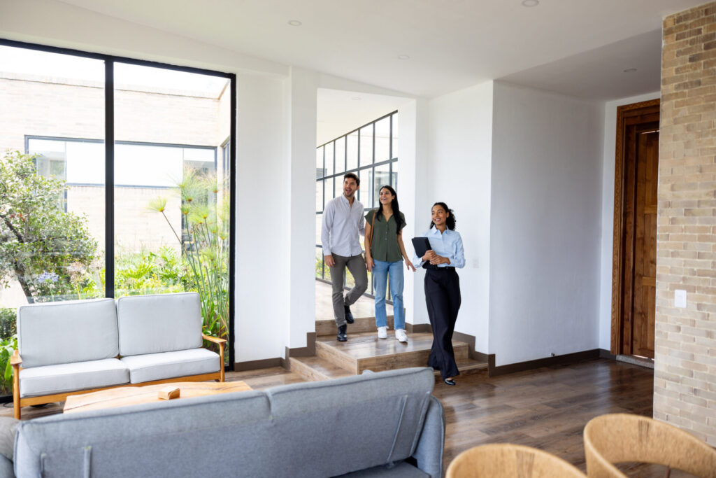 for sale with a real estate agent - open house concepts